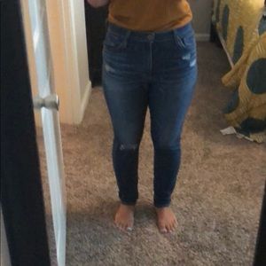 ag stevie high rise ankle jeans